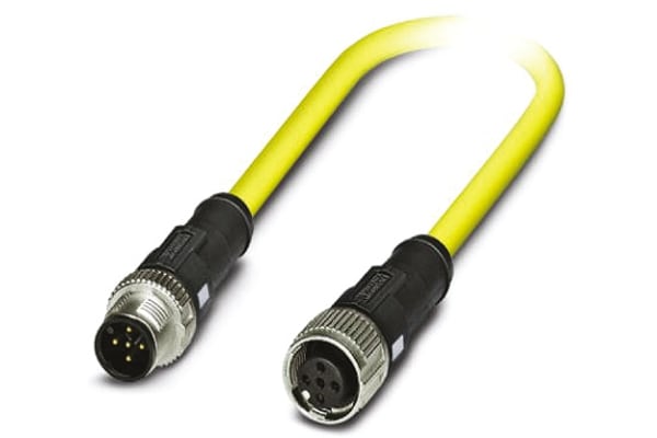 Product image for M12;5W.105 PVC; PLUG STR.-SKT.STR;1.5M