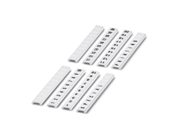Product image for White Zack Marker Strip
