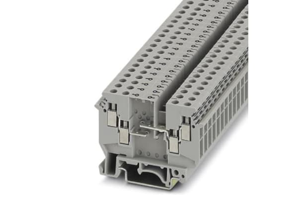 Product image for Conn Term Blk; DIN Rail Feed Thru Screw