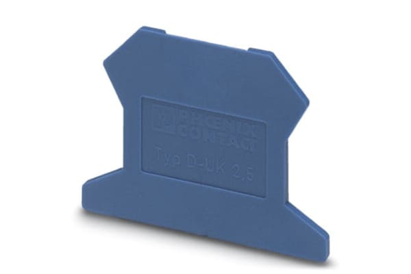 Product image for End Cover; Term Blk; Universal; Blue