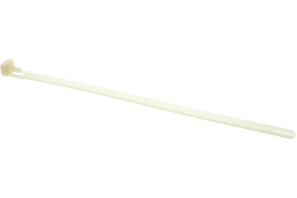 Product image for Cable Tie 250x7.6 Natural releasable