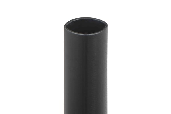 Product image for 3M Adhesive Lined Heat Shrink Tubing, Black 12mm Sleeve Dia. x 1m Length 4.5:1 Ratio, MDT-A Series