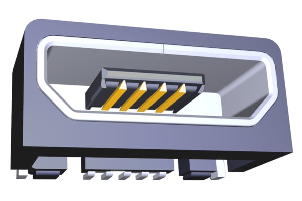 Product image for SPLASH PROOF MICRO USB ASSY B-TYPE