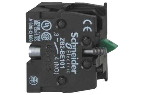 Product image for ZB2 Contact Block 10A 600V NO Slow Break