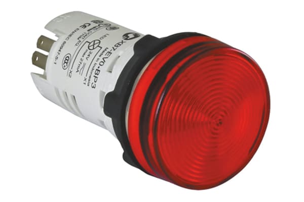 Product image for PILOT LIGHT  FASTON - LED - RED - 230V