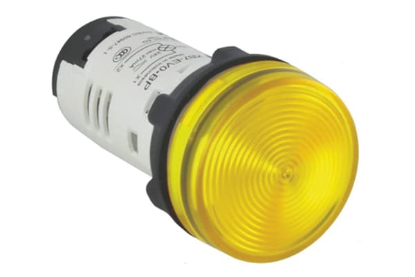 Product image for 22mm Pilot LightIntegrated LED Yellow