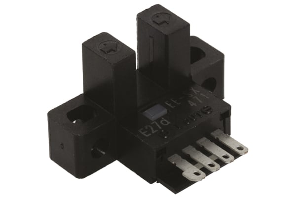 Product image for SENSOR, L-SHAPED, SLOT ,5MM LIGHT-ON