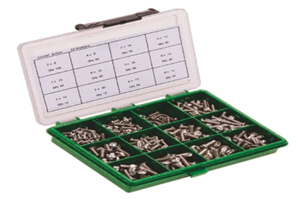 Product image for A4 cap head socket screw kit M6-M12