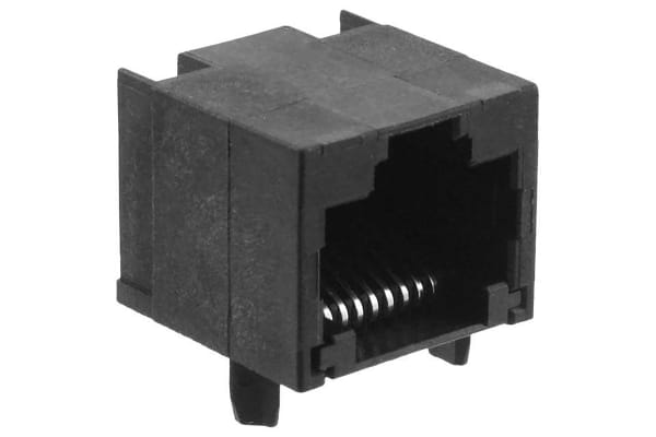 Product image for Mod Jack RJ45 CAT 5 Right Angle