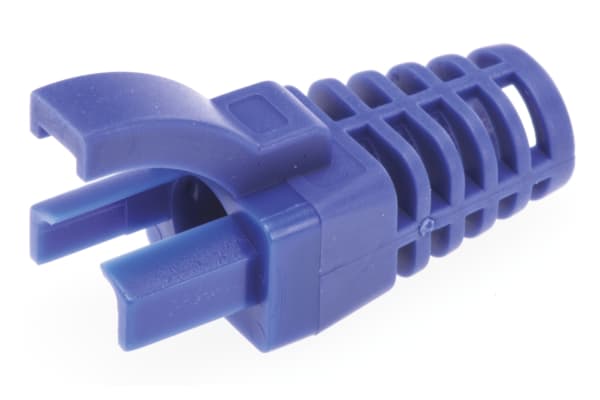 Product image for RJ45 STRAIN RELIEF BOOT - BLUE