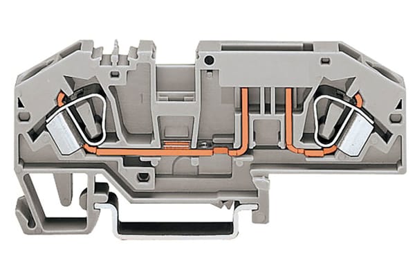 Product image for TERMINAL BLOCK, FUSED, 2WAY, 24-10 AWG