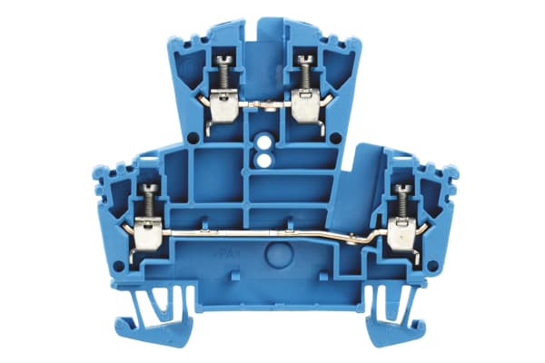 Product image for Double-tier terminal, Screw WDK 2.5 BL