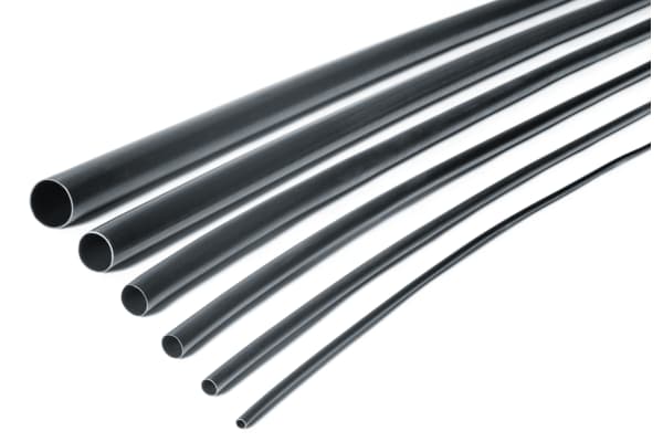 Product image for HEATSHRINK TUBING TA37-12,0/4,0 BLACK