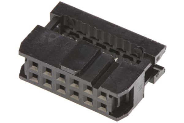 Product image for SOCKET, IDC, 2.54MM, 12WAY