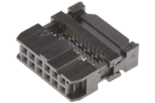 Product image for SOCKET, IDC, S/RELIEF, 2.54MM, 12WAY