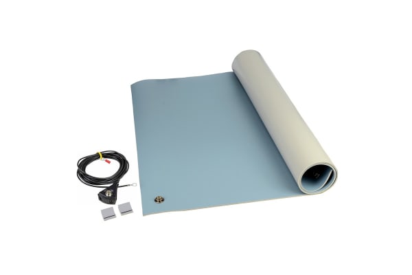 Product image for TABLE MAT;DISSIPATIVE;2'X4';3 LAYER;BLUE