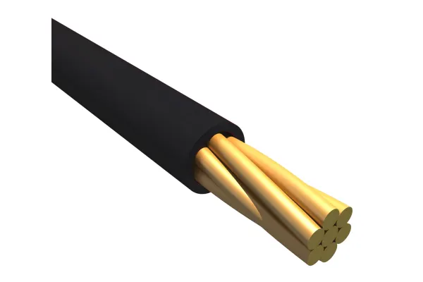Product image for EcoWire Plus 24AWG 300V Wire Black 30m