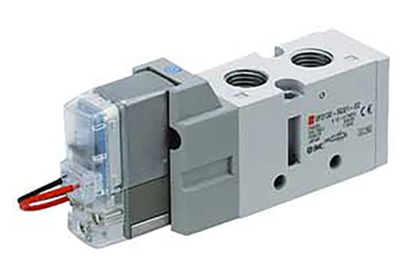 Product image for 5/2 Pilot Soleniod Valve, 1/4", 24VDC