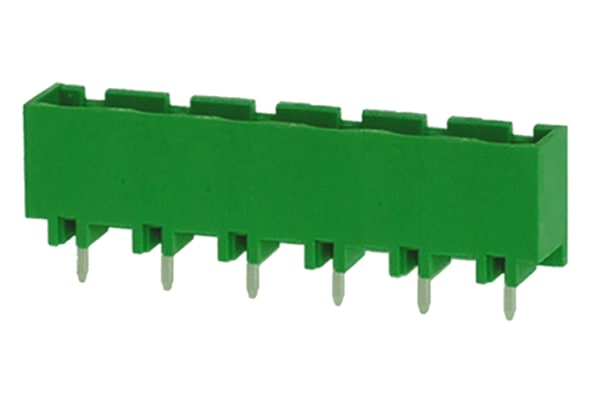 Product image for 7.62mm Header Vertical 15A 6 Way