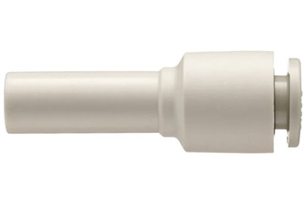 Product image for White Plug-In Reducer, 2mm Tube, 4mm
