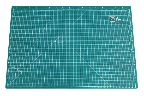 RS PRO 10mm Green Cutting Mat, L300mm x W220mm