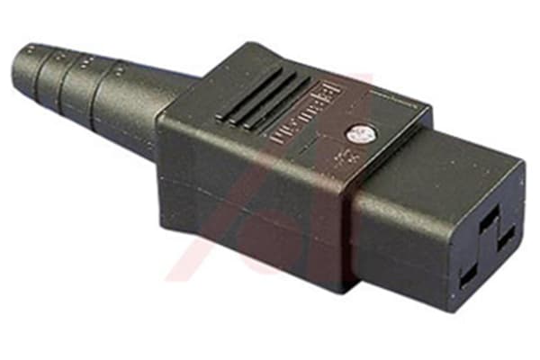 Product image for Cable Conn IEC 320-1Str FemCable Mnt 20A
