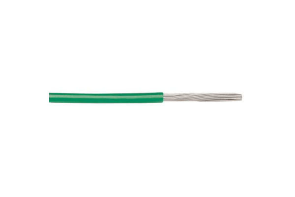 Product image for Wire 30 AWG PVC 300V UL1007 Green 30m