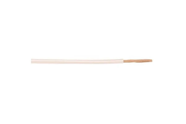 Product image for Wire 10 AWG PVC 600V UL1015 White 30m