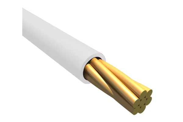 Product image for Alpha Wire White, 3.3 mm² Hook Up Wire Premium Series , 30m