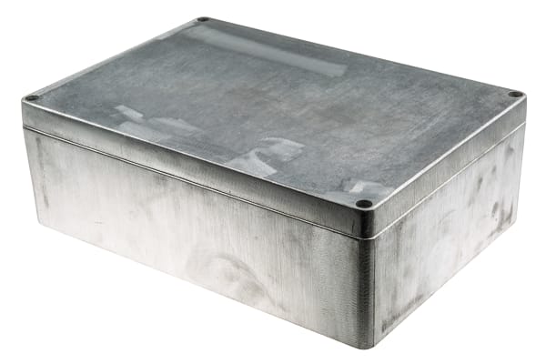 Product image for RS PRO Unpainted Die Cast Aluminium Enclosure, IP66, 330 x 230 x 110mm