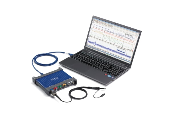 Product image for Pico Technology 3403D PC Based Mixed Signal Oscilloscope, 50MHz, 4 Channels