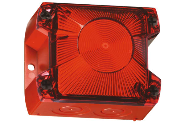 Product image for Pfannenberg PY X-S-05 Red Xenon Beacon, 230 V ac, Flashing, Panel Mount