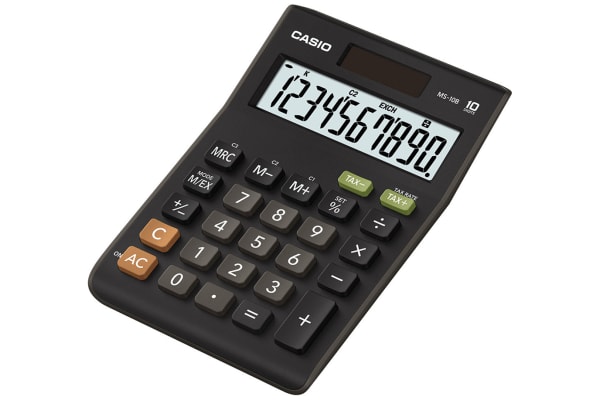 Product image for CASIO MS-10B 10 DIGIT DESK CALCULATOR