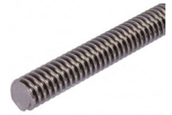 Product image for Steel Lead Screw 12 X 3 Thread X 1m