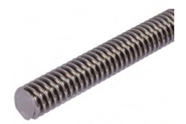 Product image for Stainless Lead Screw 12 X 3 Thread X 1m