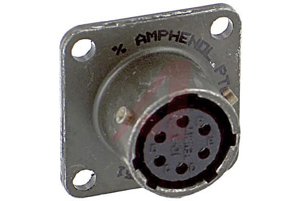 Product image for 6 way panel receptacle, socket contacts