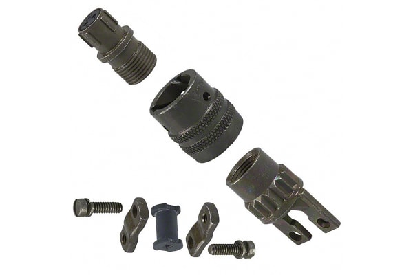 Product image for 8 way plug and cable clamp, skt contacts