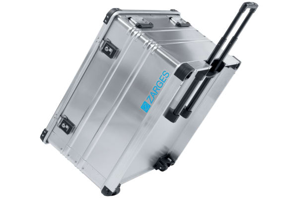 Product image for Zarges K 424 XC Waterproof Metal Equipment case With Wheels, 800 x 685 x 485mm
