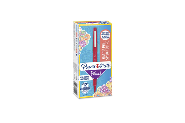Product image for PAPER MATE FLAIR ORIGINAL RED TUCK