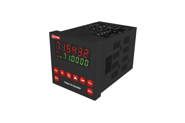 Product image for Counter, 6 Digit, 72x72, 100-240Vac