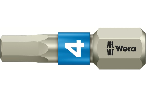 Product image for 3840/1TS BIT HEX 4/25 STAINLESS TORSION
