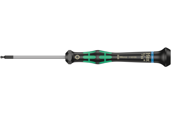 Product image for 2052 SCREWDRIVER BALLEND HEX 5/64"/60