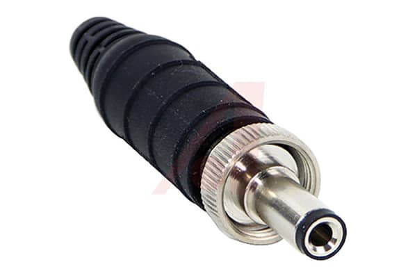 Product image for BLACK TIP IP68 DC POWER CONNECTOR