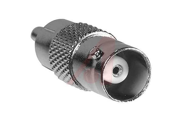 Product image for FEMALE BNC TO MALE RCA ADAPTER