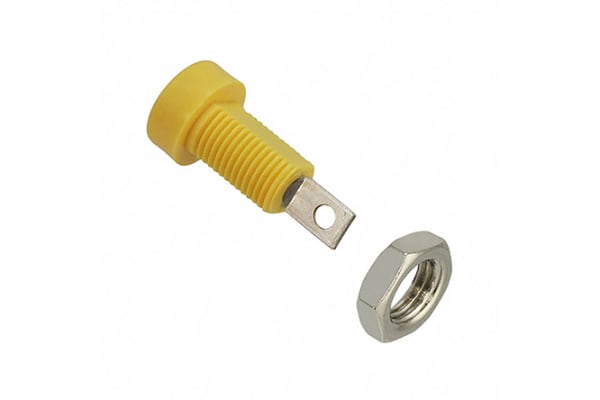 Product image for NYLON 6/6 BANANA JACK, 7000V RMS 15A