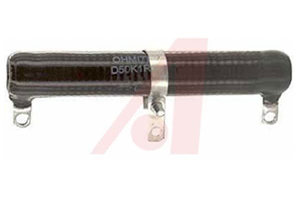 Product image for RESISTOR WIREWOUND 100R 50W 10% TUBULAR