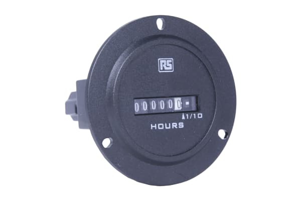 Product image for Hours Run Meter 3 hole fixing 4-30Vac/dc