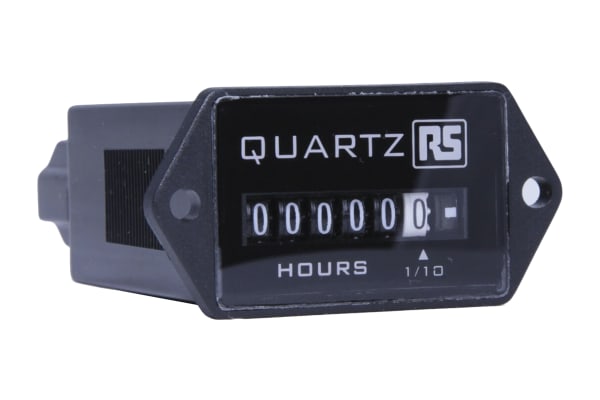 Product image for Hours Run Meter 2 hole fixing 90-264Vac