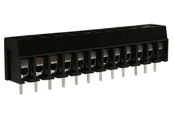 Product image for 5mm PCB terminal block, std profile, 12P