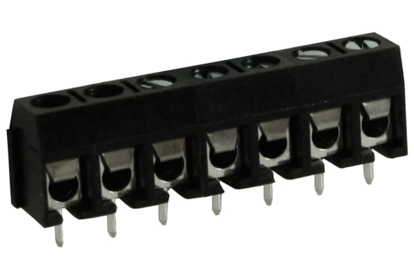 Product image for 5mm PCB terminal block, low profile, 7P